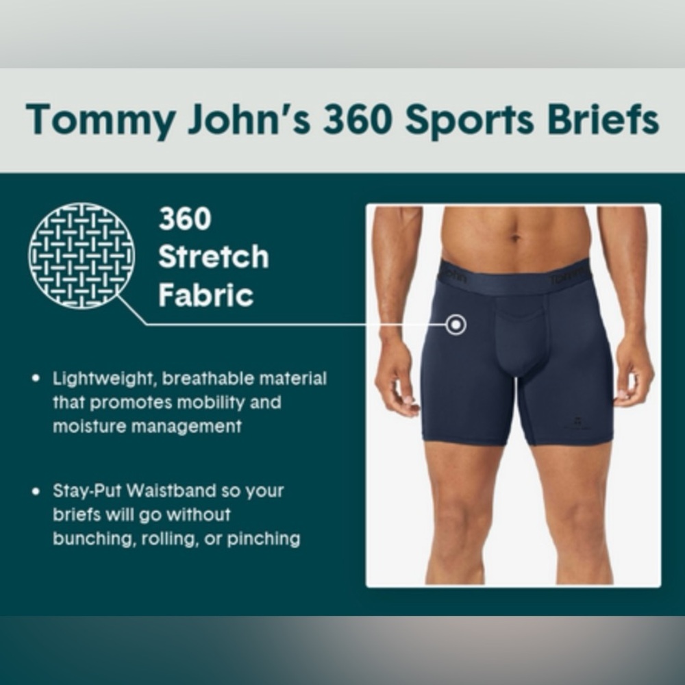 Tommy John “360 Sport Micro” Boxer Brief - Picture 4 of 8